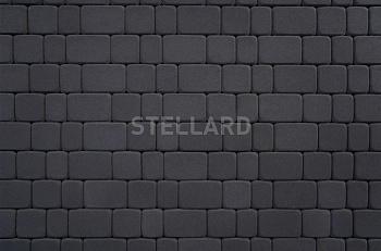 Тротуарная плитка Stellard Старый город Черная 60